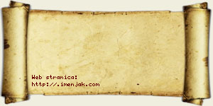 Andjelina Karaklajić vizit kartica